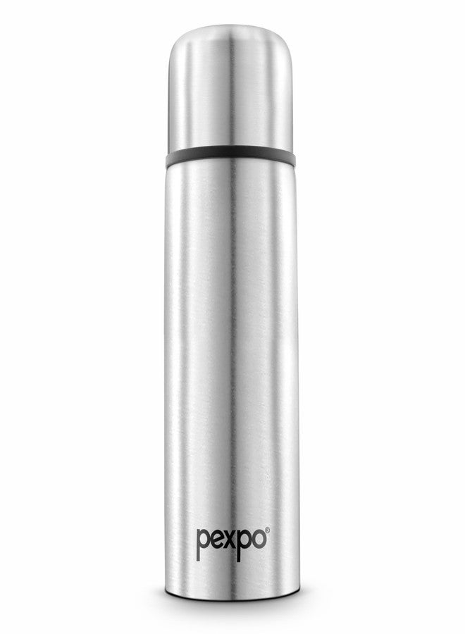 PEXPO Flip Pro 750 Hot & Cold | Vacuum Insulated Stainless Steel Flask - 730ml | Silver |Steel Bottle|Leak Proof|Travelling|School & Trekking|Office|Gym - Image 1